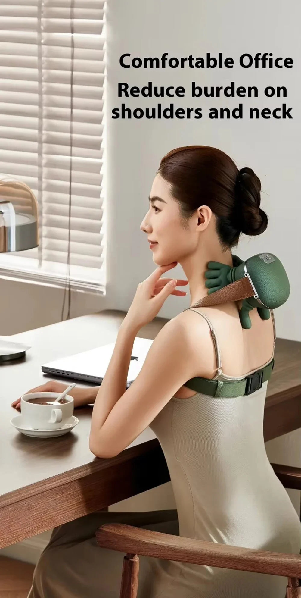 NEW Electric Neck And Shoulder Muscle Massager Wireless Shoulder And Back Kneading Massage Shawl Neck masajeador Relax Body