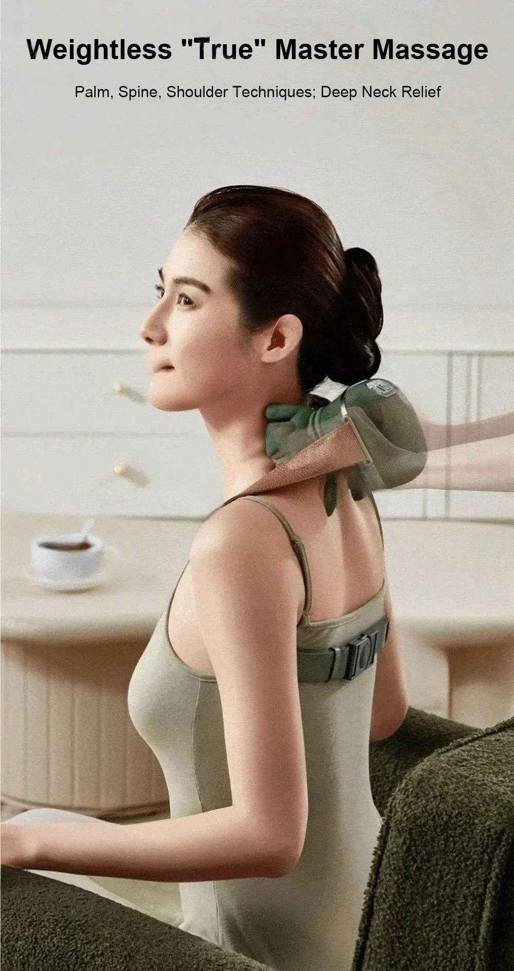 NEW Electric Neck And Shoulder Muscle Massager Wireless Shoulder And Back Kneading Massage Shawl Neck masajeador Relax Body