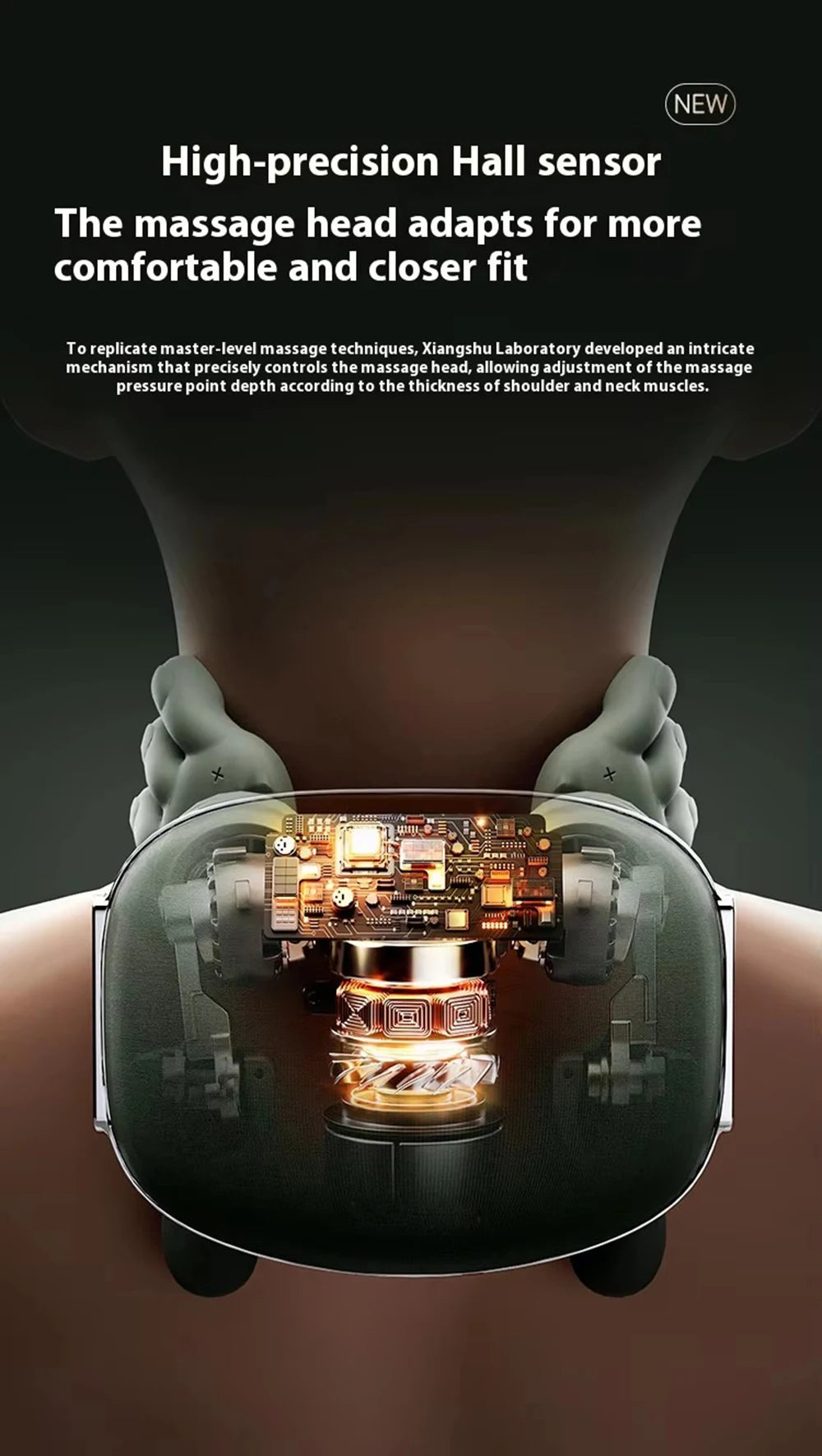 NEW Electric Neck And Shoulder Muscle Massager Wireless Shoulder And Back Kneading Massage Shawl Neck masajeador Relax Body